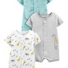 Aqua Blue Forest Animals/Grey Mini Stripe/White