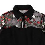 Classic Polka Dot Retro Swing Dress for Women - Image 3
