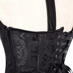 Captivating Black Corset Top Lingerie with Shoulder Straps - Plus Size Available - Image 4