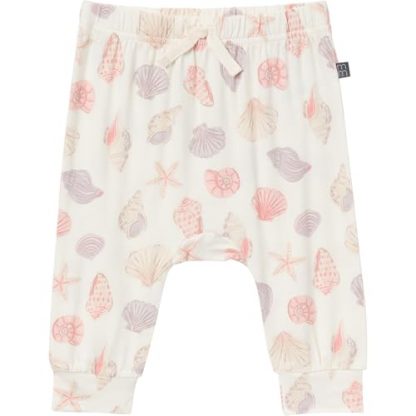 Baby-Girl's 4-Piece Viscose Outfit Set with Seashell Pattern - Image 5