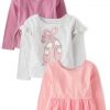 Ballet Shoes/Mauve/Pink 3-pack
