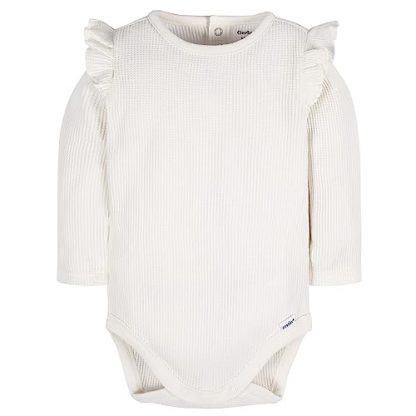 "Charming Duo of Ruffle Sleeve Onesies for Baby Girls" - Image 5