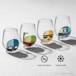 Galactic Warrior Helmet Stemless Glass Tumblers - Set of 4 - Image 7