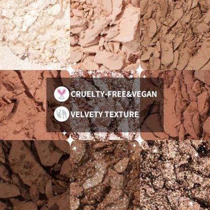 Neutral Glamour Eyeshadow Palette with 9 Versatile Shades - Image 3