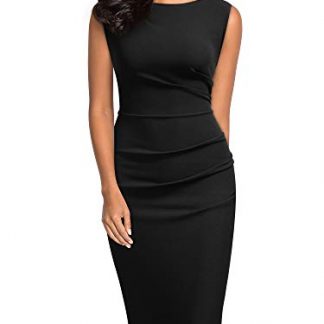 Elegant Retro Ruffle Slim-Fit Pencil Dress for Women