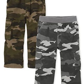 Toddler Boys' Comfy Cargo Pants Duo Pack
