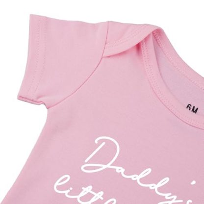 "Charming Daddy's Little Girl" Baby Bodysuit - Image 5