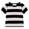 T-shirt Black and Beige
