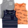 Grey Stripe/Light Orange Alligator/Navy Double Stripe