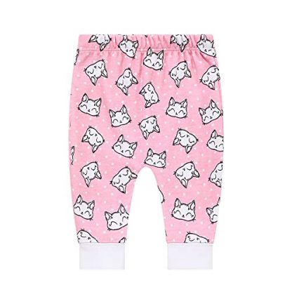 Unisex Baby Cotton Jogger Pants - Pack of 4 - Image 4
