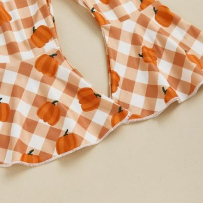 Toddler Girl's Autumnal Halloween-Themed Outfit Set - Image 6
