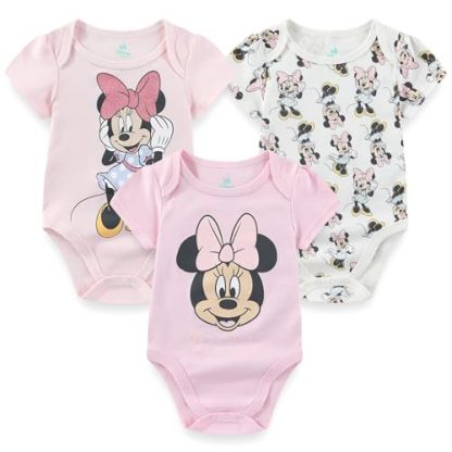 Adorable 3-Pack Magic-Themed Baby Girl Bodysuits