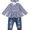 Dark Blue Stripe