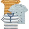 Dusty Blue/Gold Stripe/Tapestry Blue Stripe
