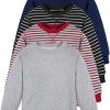 Black,stripe/Light Grey/Purplish Red,stripe/Navy