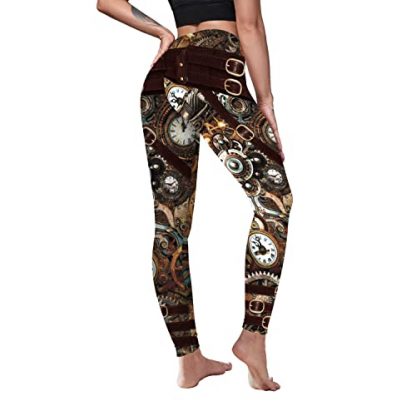 Women's Retro Steampunk Leggings: Comfortable, Stylish, and Unique - Image 3