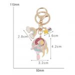 Enchanting Anime-Themed Couples Keychains and Purse Charms - Image 6