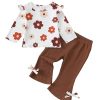 Brown Printed