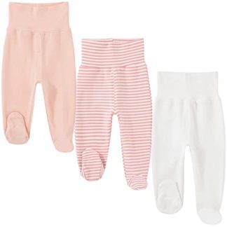 Cozy Cotton Footed Pants for Infants (0-12 Months)
