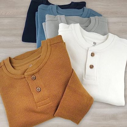 Organic Cotton 5-Pack Baby Shirts - Image 5