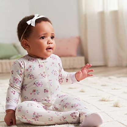 Floral Delight Baby Girl's 2-Pack Sleep 'N Play - Image 4