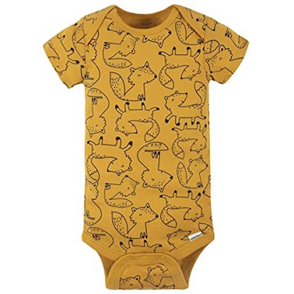 Charming 4-Pack Short Sleeve Baby Boy Bodysuits - Image 3