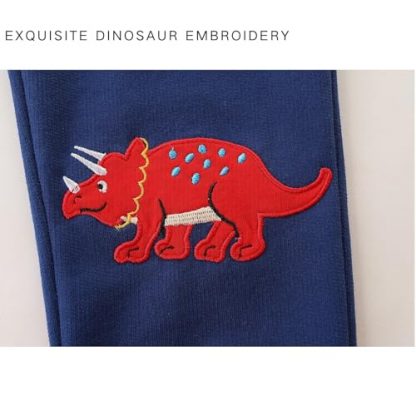 "Playful Dino-Trek Cotton Sweatpants for Boys, 2-Pack" - Image 3