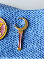 Set of 2 Enchanted Scepter Enamel Lapel Pins - Image 2