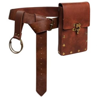 Vintage-Style Multi-Use Steampunk Belt Pouch and Accessory Kit