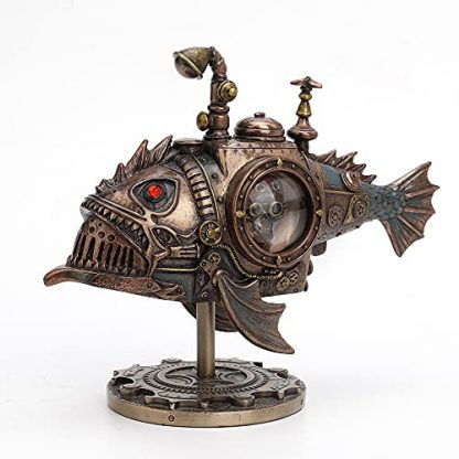 Intricate Steampunk Submarine Fantasy Statue - Image 3