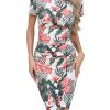 White Floral Short Sleeve