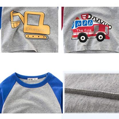 Toddler's Comfy Excavator Cotton T-Shirt - Image 5