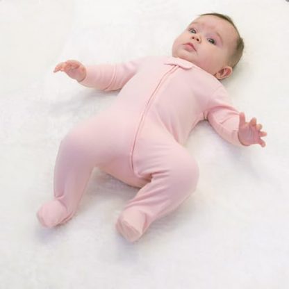 "Charming Trio of Flower-Themed Baby Sleepers" - Image 5