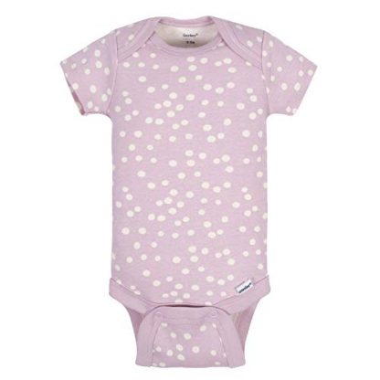 Adorable 5-Pack Baby Girl Short-Sleeve Bodysuits - Image 4