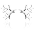 Romantic Starlight Sterling Silver Stud Earrings - Image 2