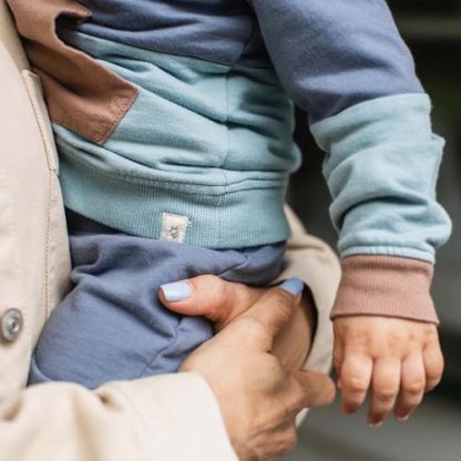 Soft and Cozy Baby Boy's Hoodie and Pant Set, 100% Organic Cotton - Image 5