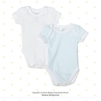 100% Cotton Short Sleeve Multi-Pack Baby Bodysuits - Image 2