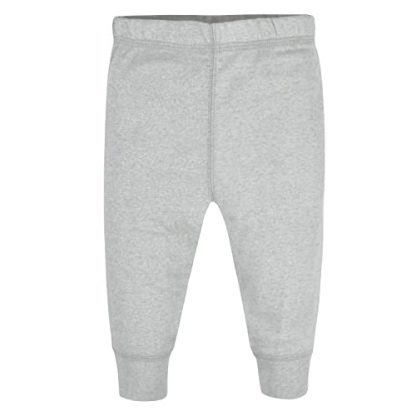 Soft Cotton Ribbed Active Pants Set for Baby Girls - Image 2