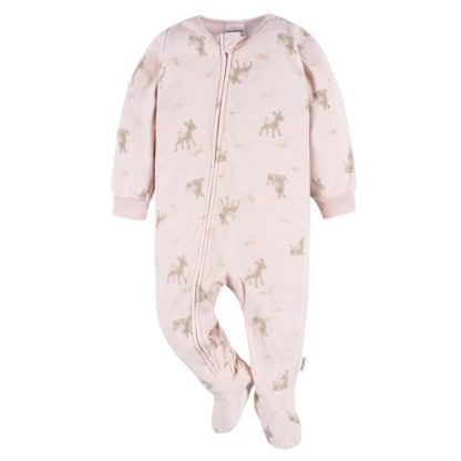 Cozy Girls' Flame-Resistant Fleece Footed Pajamas - Pack of 3 - Image 2