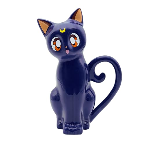 Enchanting Moonlight Kitty Ceramic Teapot