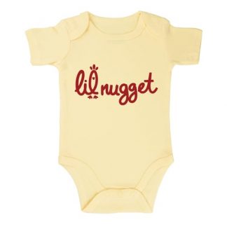 "Lil' Nugget" Comfy Cotton Bodysuit for Babies