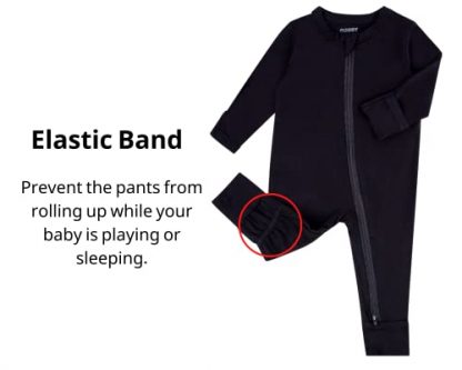 Comfy & Cozy Baby Pajamas with Mitten Cuffs and 2-Way Zipper - 3-Piece Set - Image 5