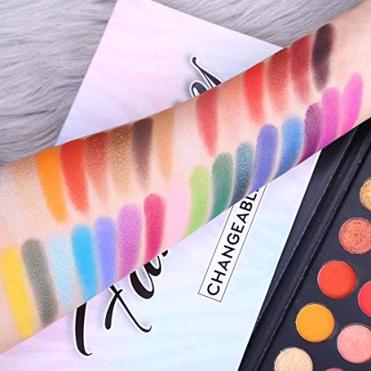 Vibrant Eye Color Collection: Matte, Shimmer, & Metallic Eyeshadow Palette - Image 4