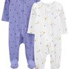 Purple Polka Dot/White Ducks