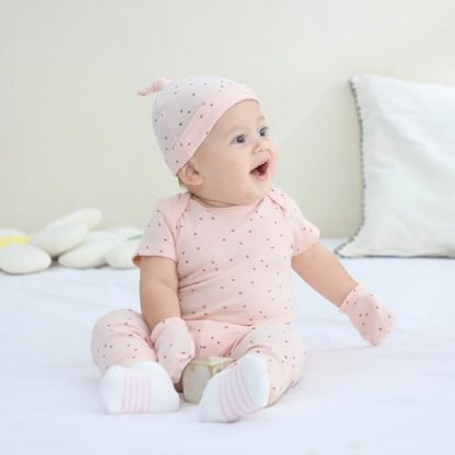 Cozy Cotton 10-Piece Baby Outfit Set - Image 4