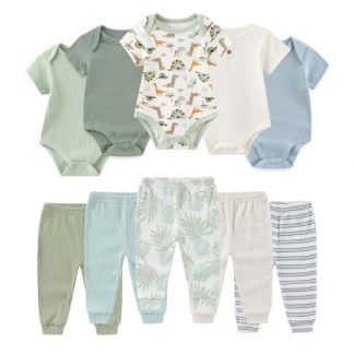 Summer Delights Baby Bodysuit and Pant Set