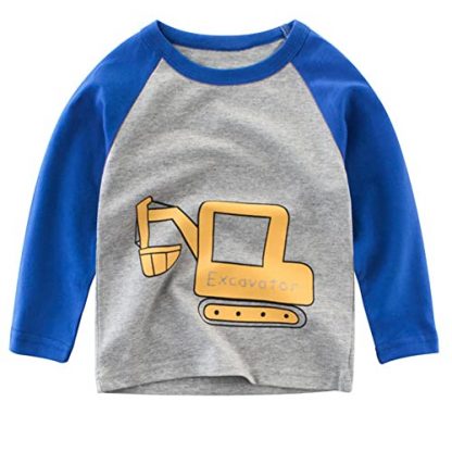 Toddler's Comfy Excavator Cotton T-Shirt - Image 2