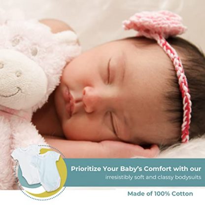 100% Cotton Short Sleeve Multi-Pack Baby Bodysuits - Image 5