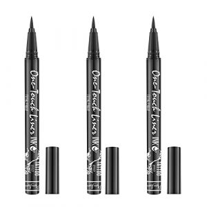 Triple Pack of Vegan Hypoallergenic Liquid Eyeliner Pens in Classic Black