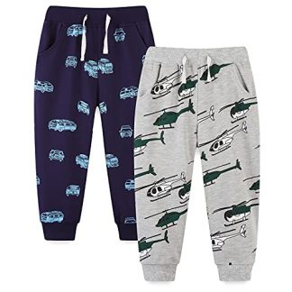 Dynamic 2-Pack Boys' Pull-On Terry Pants (1-7Y)